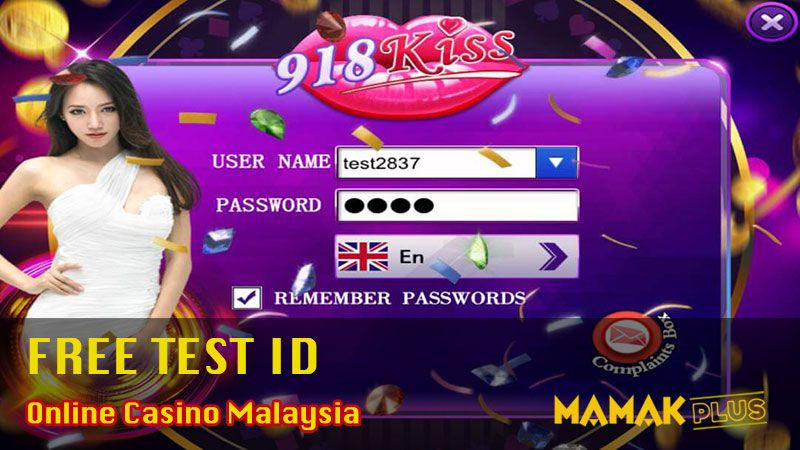 918kiss free test id account